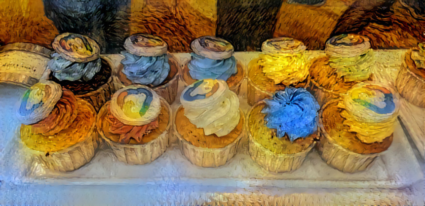 Google Cloud Cupcakes in Vangogh