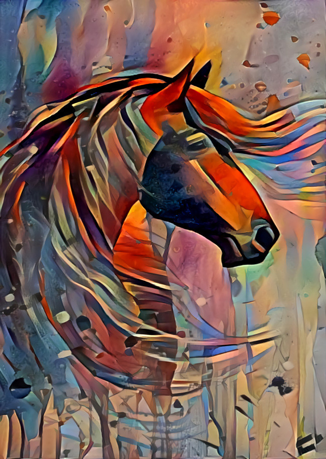 "A horse with no name" _ source: artwork by ElenaShved (on DeviantArt) _ (190704)