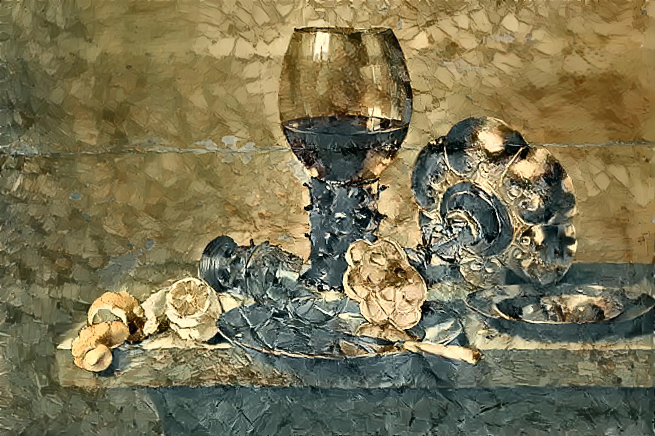 Still Life With A Broken Glass