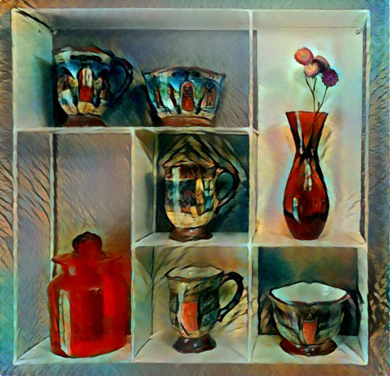 Still life shelf