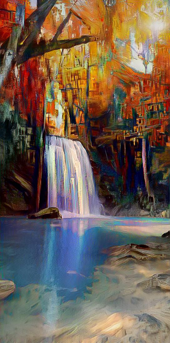 Waterfall Painting