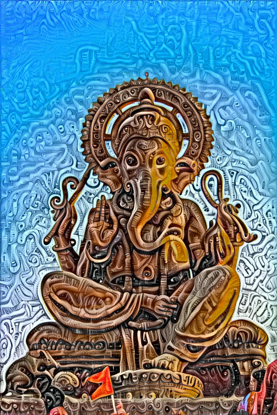 Ganesha, Indian God. 