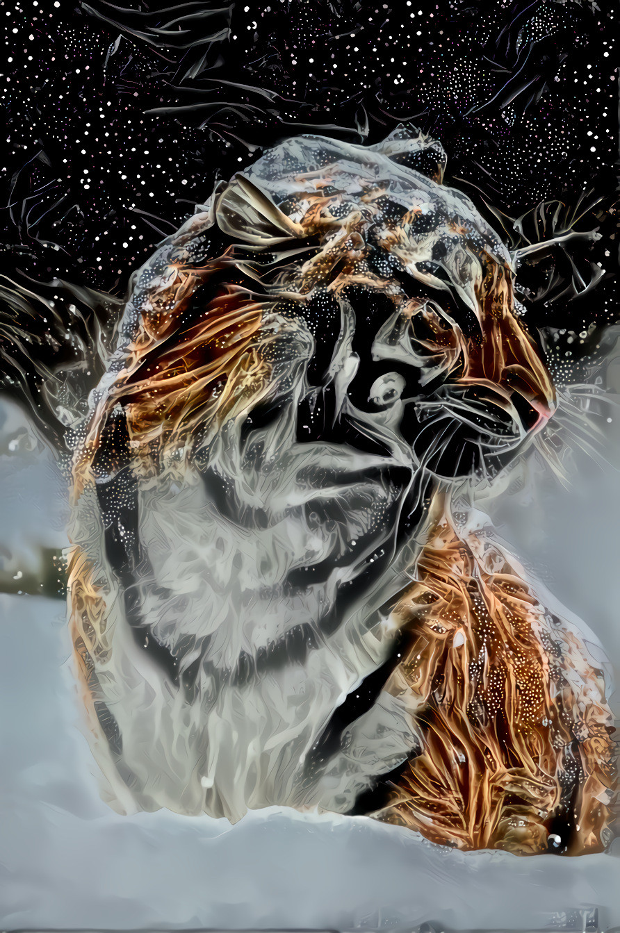 Dissolving tiger