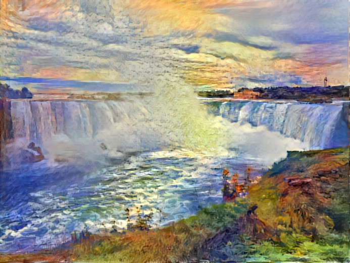 When Monet meet Niagara