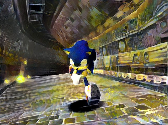 "Sonic Adventure" video game.