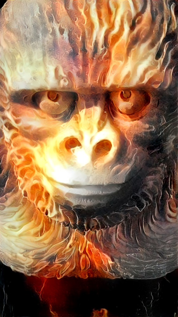 Kong  en fuego