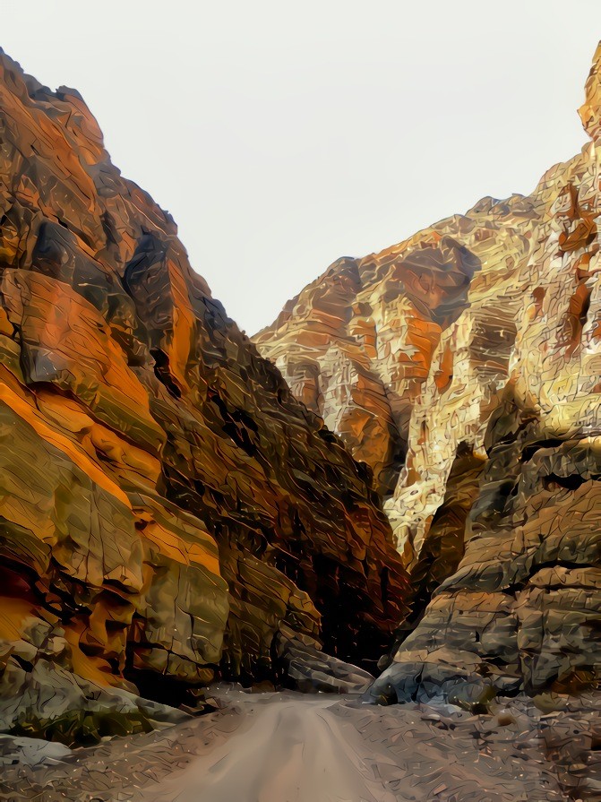 Entering Titus Canyon, Death Valley