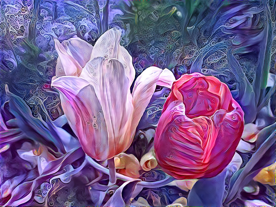 A Swirl of Tulips