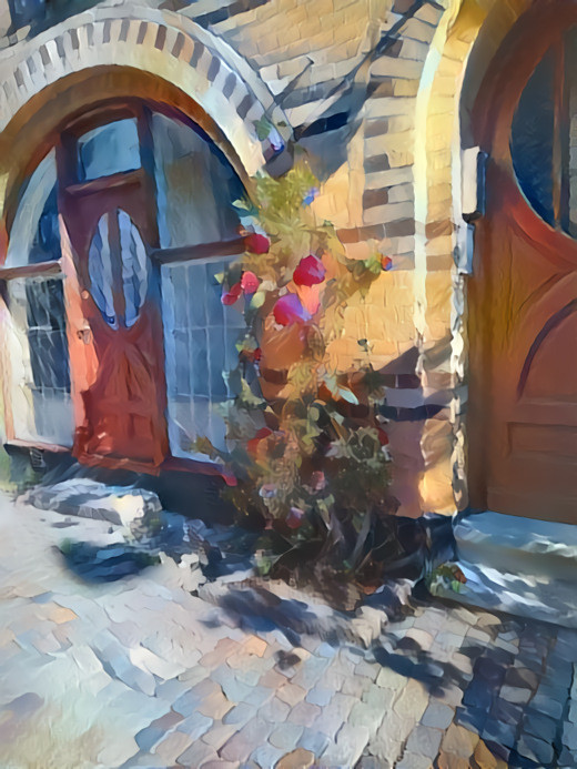 Tricky.. (Old house, Old Town, #Malmö) more #roses v.2