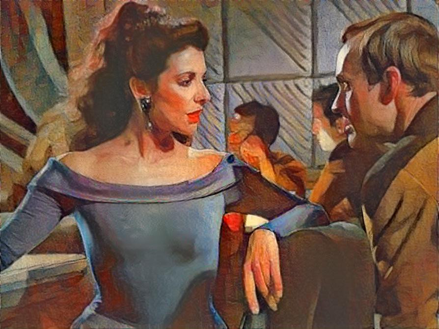 Troi and Reg Warm Tones