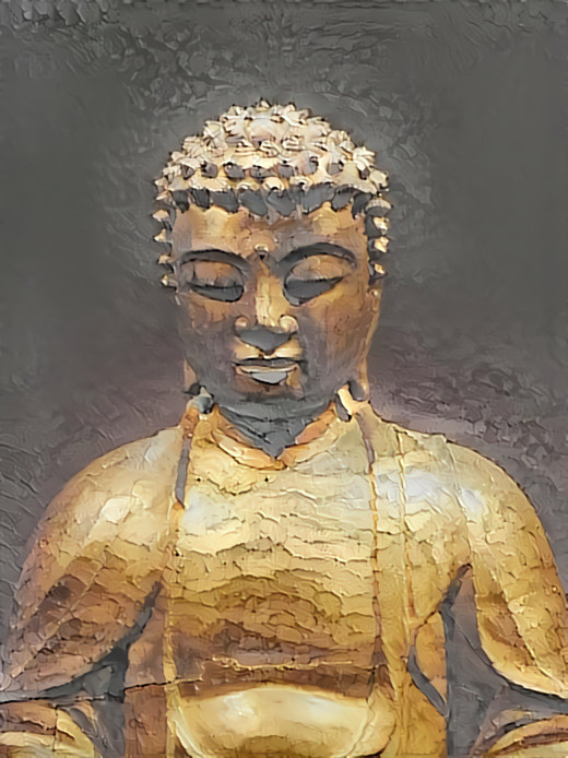 Buddha in Volkenkundig museum in Leiden