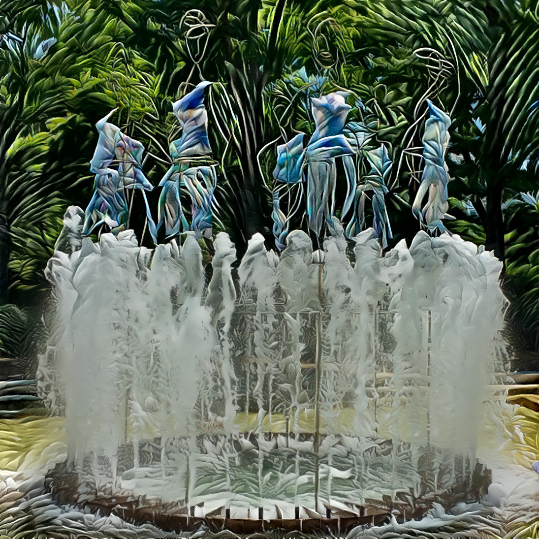 Missouri Botanical Gardens - glass art exhibit 