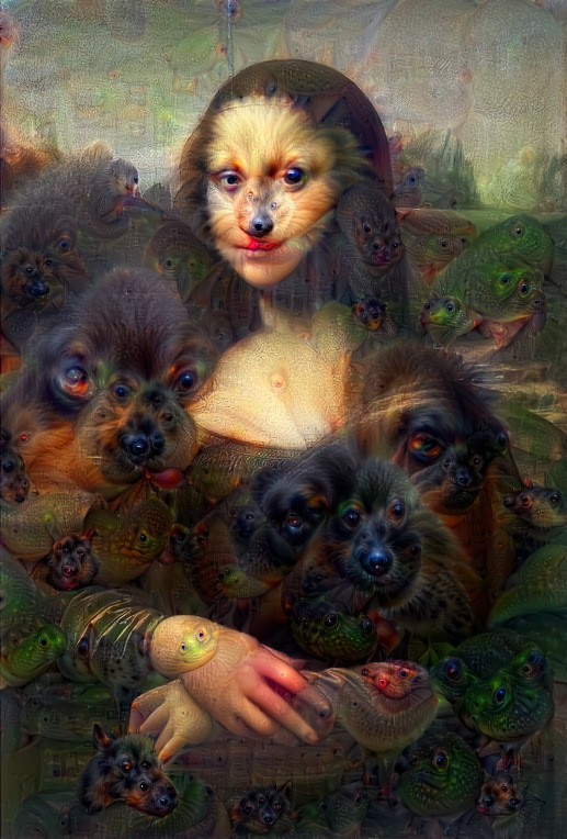 mona lisa deep dream