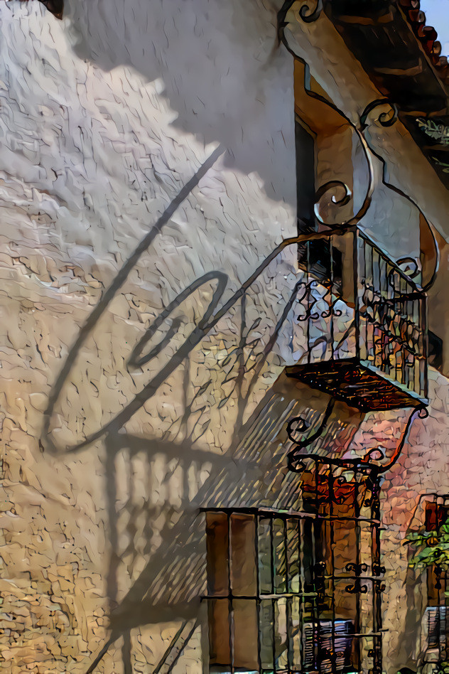 Hacienda, Late Afternoon, Winslow, Arizona.