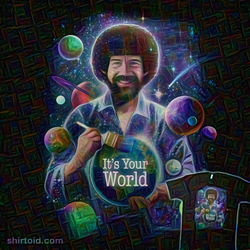 The man, the myth, the legend. Bob Ross