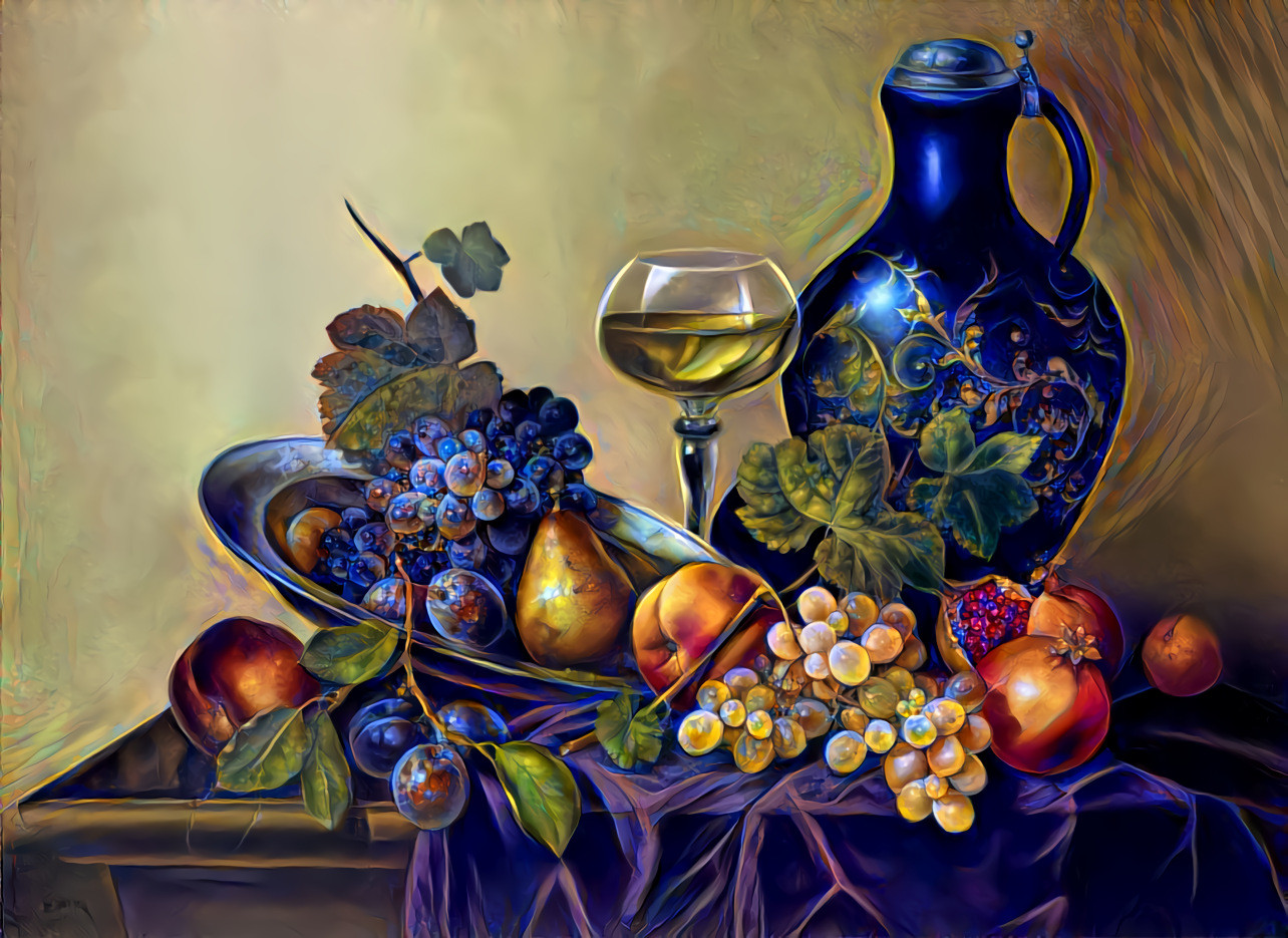 "Fruit still life" 