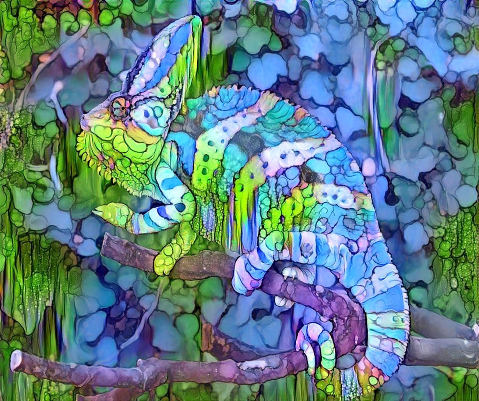 Batik Chameleon