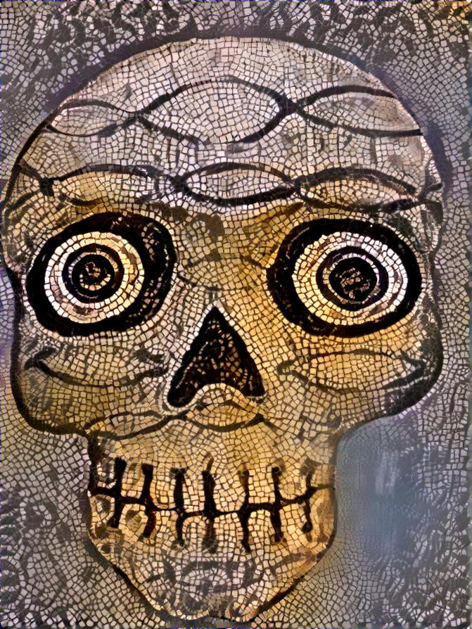 Mosaic skull