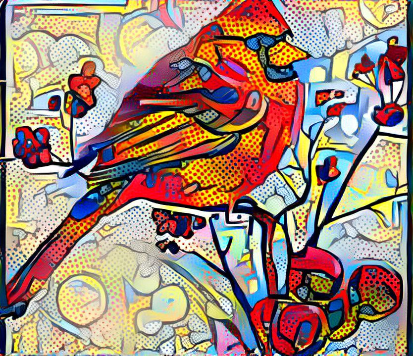 Colorful bird